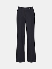 Whistles Blue Joanna Denim Straight Trousers - Image 5 of 5