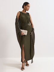 Phase Eight Green Oversized Scarf - Image 2 of 5