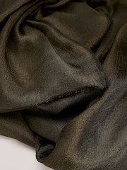 Phase Eight Green Oversized Scarf - Image 5 of 5