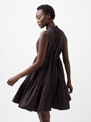 French Connection Brown Poplin Era Dress - Image 3 of 4