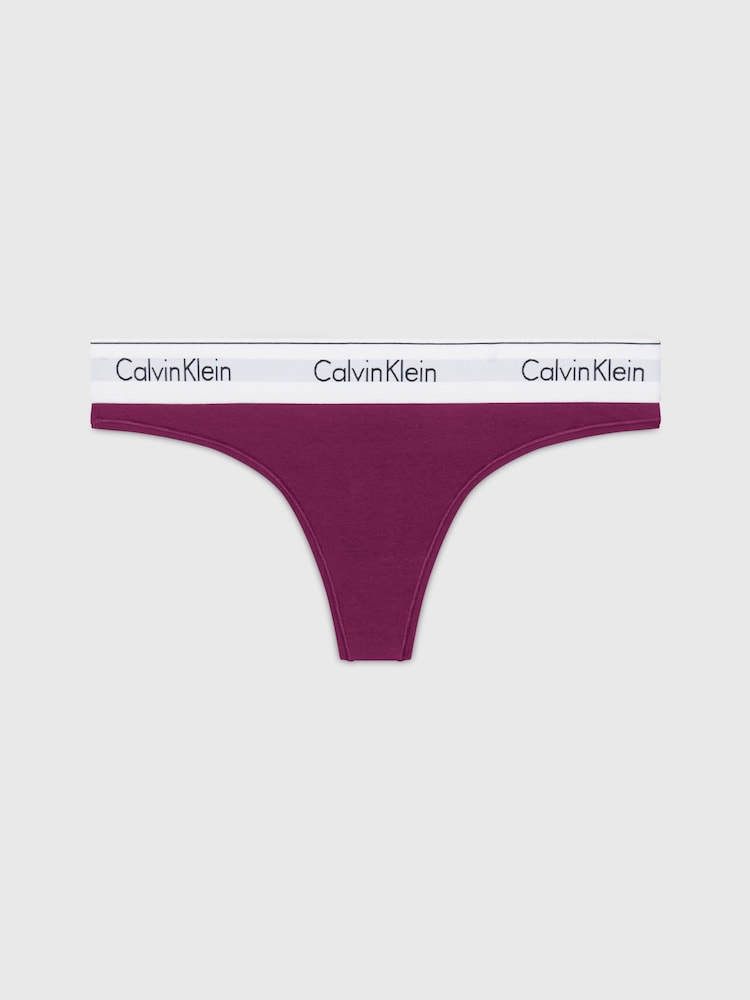 Calvin Klein Red Logo Single Thong - Image 1 of 6