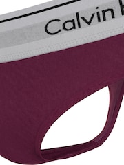 Calvin Klein Red Logo Single Thong - Image 5 of 6