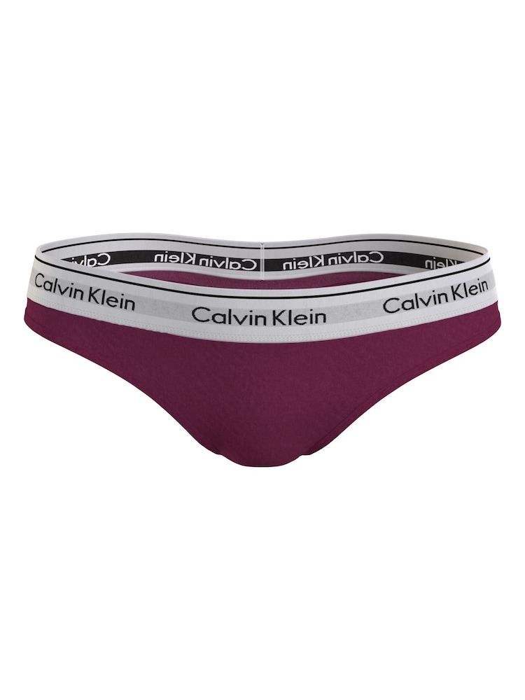 Calvin Klein Red Logo Single Thong - Image 6 of 6