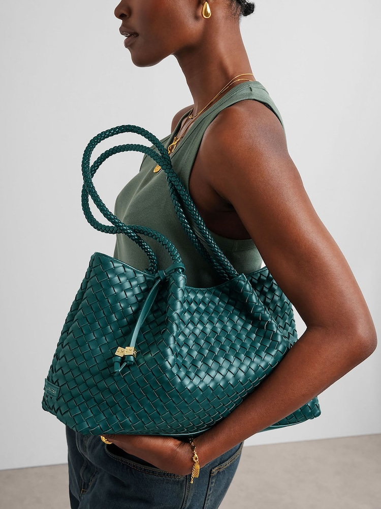 Katie Loxton Green Nova small shoulder Tote - Image 2 of 7 Katie Loxton Green Nova small shoulder Tote - Image 2 of 7