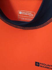 Mountain Warehouse Orange Kids Long Sleeved Rash Vest - Image 4 of 4