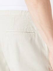 Remus Uomo Cream Slim Leg Tencel Stretch Chino Shorts - Image 5 of 6