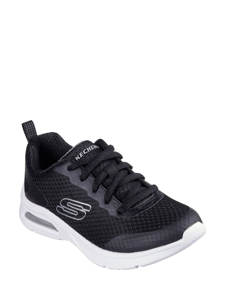 Skechers Black Microspec Max Kaptix Trainers - Image 2 of 3