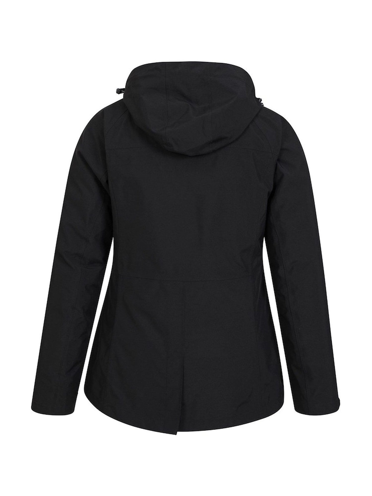 Schwarz - Mountain Warehouse Alaskan Womens 3-in-1 Waterproof Jacket - Bild 2 von 4 Schwarz - Mountain Warehouse Alaskan Womens 3-in-1 Waterproof Jacket - Bild 2 von 4