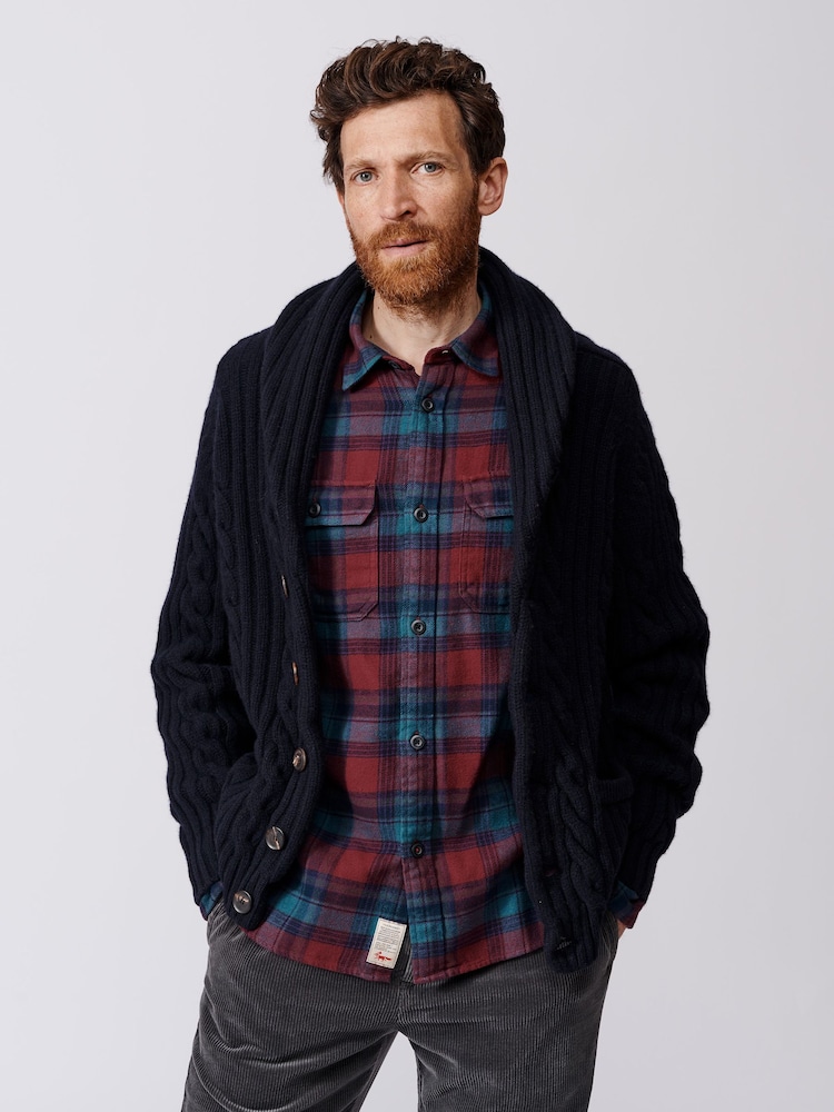 Aubin Navy Cardigan - Image 1 of 9