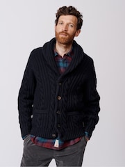 Aubin Navy Cardigan - Image 4 of 9