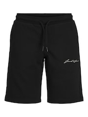 JACK & JONES JUNIOR Jersey Shorts and Short Sleeve Black 100% Cotton T-Shirt Set - Image 3 of 3