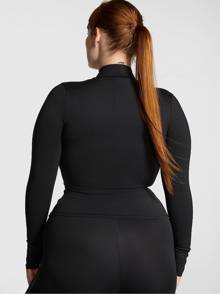 Victoria's Secret PINK Black Relay Sports Full Zip Jacket - Image 2 of 3