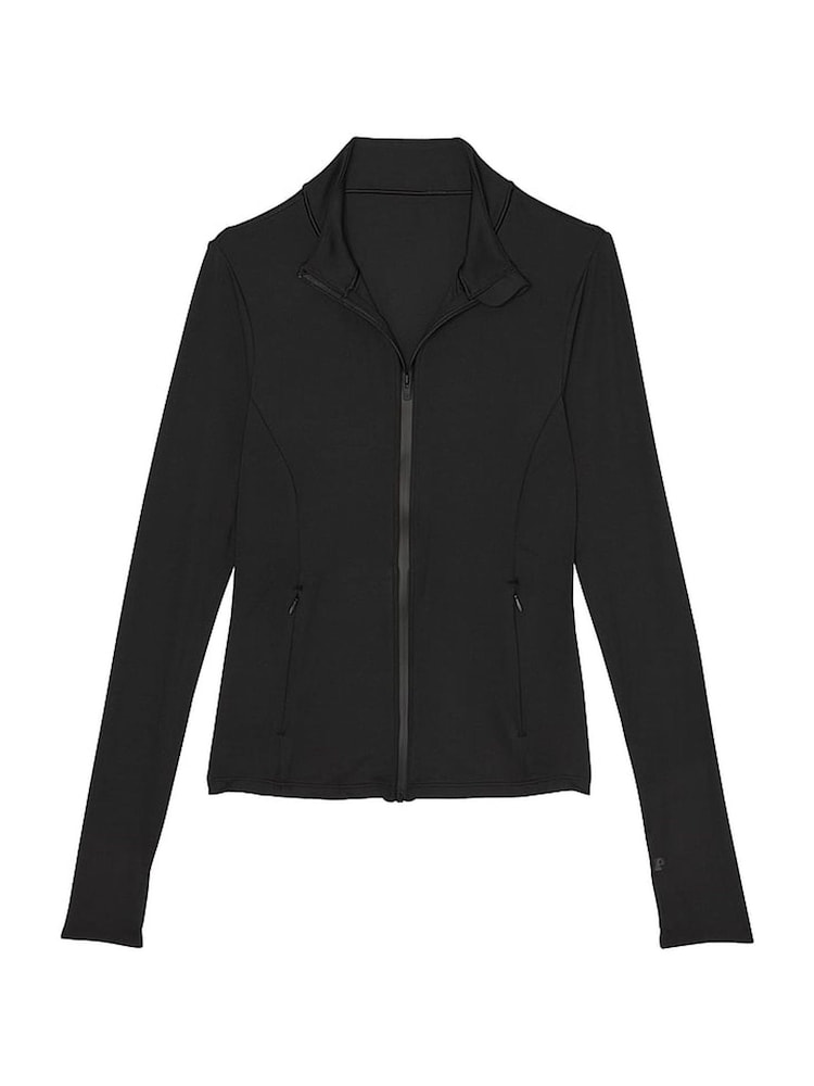 Victoria's Secret PINK Black Relay Sports Full Zip Jacket - Image 3 of 3