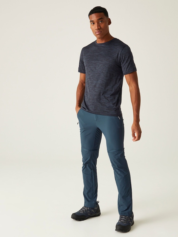 Regatta Blue Mountain Zip Off Stretch Trousers - Image 1 of 9