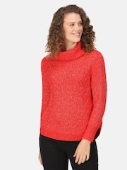Regatta Red Kensley Knitted Roll Neck Jumper - Image 3 of 8