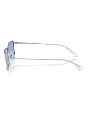 Ray-Ban Silver Tone Emy Rb3741 Rectangle Sunglasses - Image 10 of 11