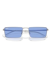 Ray-Ban Silver Tone Emy Rb3741 Rectangle Sunglasses - Image 11 of 11