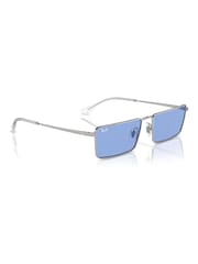 Ray-Ban Silver Tone Emy Rb3741 Rectangle Sunglasses - Image 6 of 11