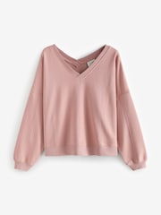 Pink Check Sweatshirt And 100% Cotton Flannel Pyjamas - Image 2 of 5