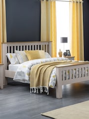 Julian Bowen Elephant Grey Richmond High Footend Wooden Bed - Image 1 of 5