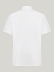 Trutex White Regular Fit Short Sleeve 2 Pack School Shirts - Image 7 of 7