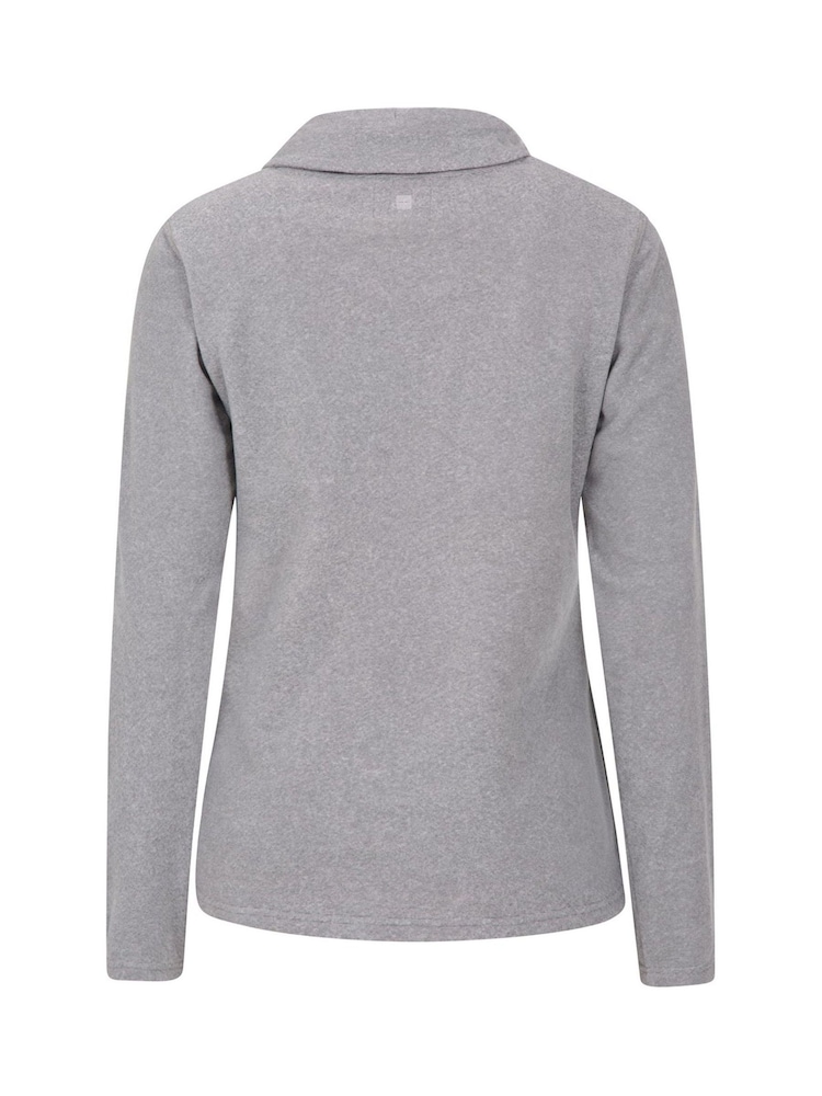 Mountain Warehouse Grey Womens Hebridean Cowl Neck Fleece - Image 2 of 5 Mountain Warehouse Grey Womens Hebridean Cowl Neck Fleece - Image 2 of 5