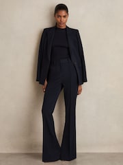 marine - Pantalon de costume Reiss Gabi évasé - Image 1 of 7