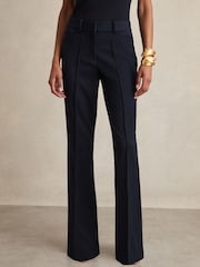 marine - Pantalon de costume Reiss Gabi évasé - Image 4 of 7