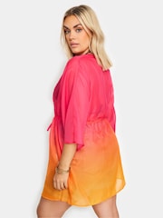 Yours Curve Ombră Cravată Front Kimono - Image 3 of 5