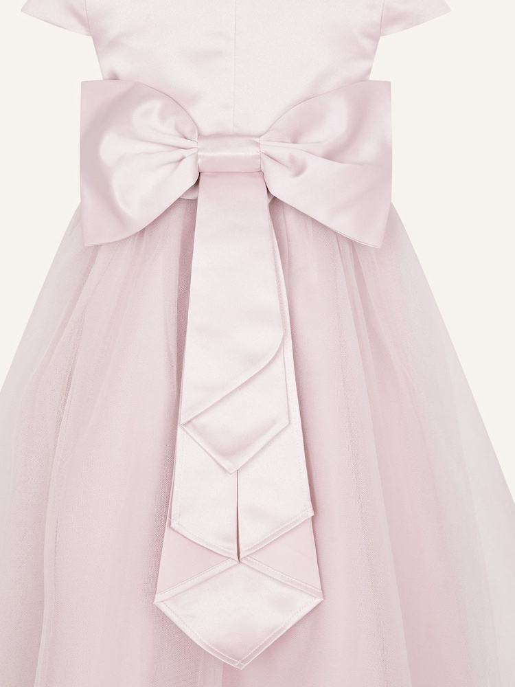 Monsoon Pink Tulle Bridesmaid Dress - Image 3 of 3