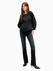 AllSaints Black Ellie Top - Image 4 of 8
