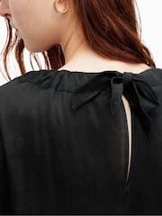 AllSaints Black Ellie Top - Image 7 of 8