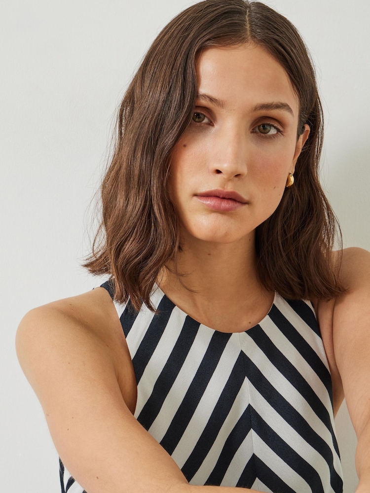 Hush Black Imani Stripe Maxi Dress - Image 2 of 5