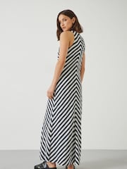 Hush Black Imani Stripe Maxi Dress - Image 3 of 5