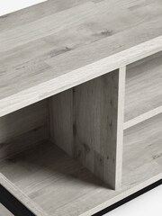 Grey Bronx Oak Effect Slim TV Unit - Image 11 of 15
