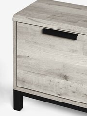 Grey Bronx Oak Effect Slim TV Unit - Image 12 of 15