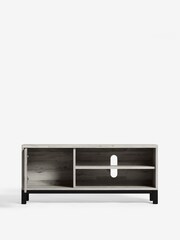 Grey Bronx Oak Effect Slim TV Unit - Image 8 of 15