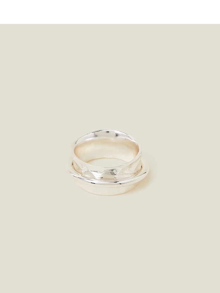 Accessorize Silver Tone Spinner Ring - Image 1 of 3