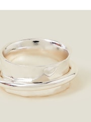 Accessorize Silver Tone Spinner Ring - Image 2 of 3