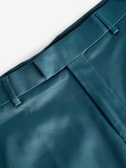 Blue EDIT Satin Trousers - Image 7 of 9