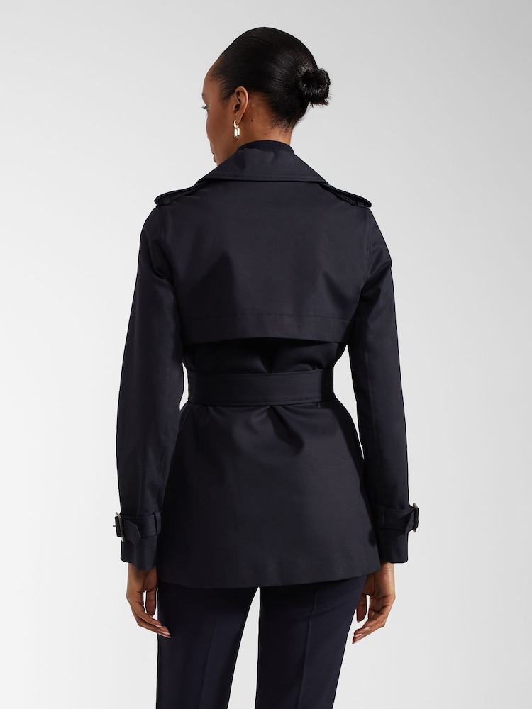 Hobbs Blue Shea Trench Jacket - Image 2 of 4