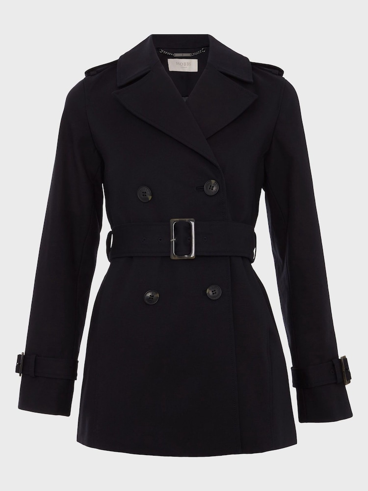 Hobbs Blue Shea Trench Jacket - Image 4 of 4 Hobbs Blue Shea Trench Jacket - Image 4 of 4