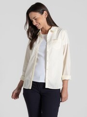Craghoppers Kiwi Long Sleeved White Shirt - Image 1 of 8