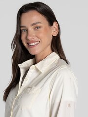 Craghoppers Kiwi Long Sleeved White Shirt - Image 4 of 8