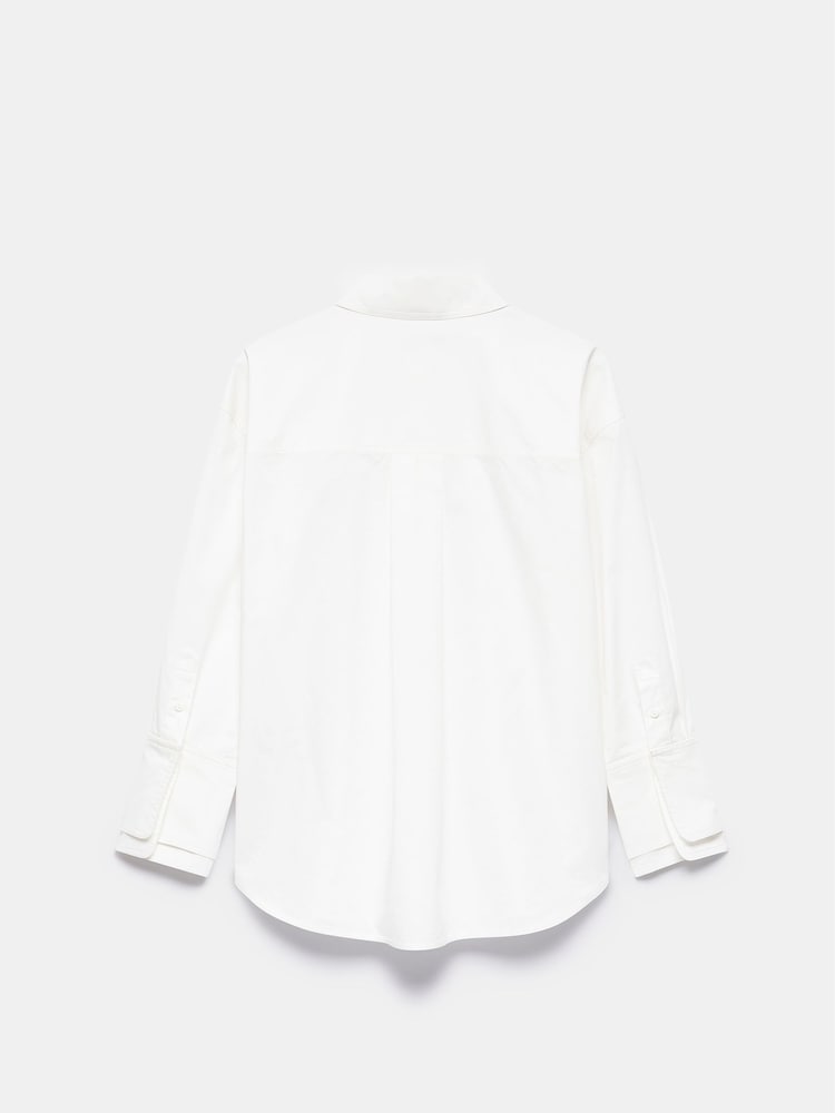Mint Velvet White 100% Cotton Collared Shirt - Image 4 of 4 Mint Velvet White 100% Cotton Collared Shirt - Image 4 of 4