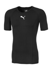 Puma Black Mens LIGA Baselayer Short Sleeve T-Shirt - Image 1 of 3