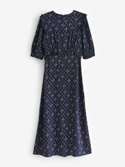 Nobody's Child Blue Felicia Jasmine Ditsy Midi Dress - Image 4 of 4
