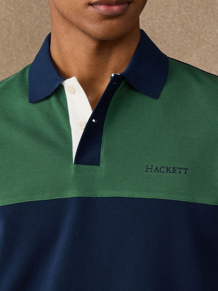 Hackett Heritage Number Panel Polo Shirt - Εικόνα 2 από 8