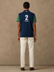 Hackett Heritage Number Panel Polo Shirt - Εικόνα 5 από 8