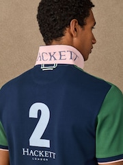 Hackett Heritage Number Panel Polo Shirt - Εικόνα 6 από 8